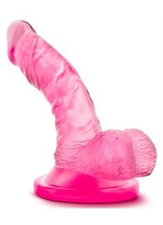 Розовый фаллоимитатор на присоске Naturally Yours 4" Mini Cock (12 см)